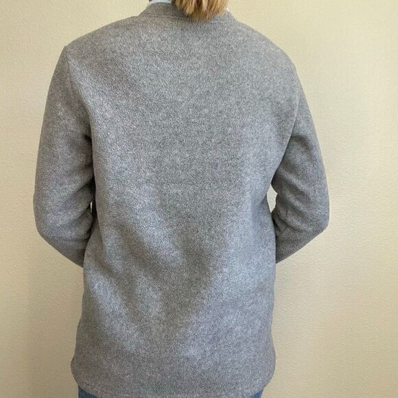 Vintage Womens Y2K Croft & Barrow Christmas Penguin Fleece Sweatshirt Sz S - Picture 5 of 8